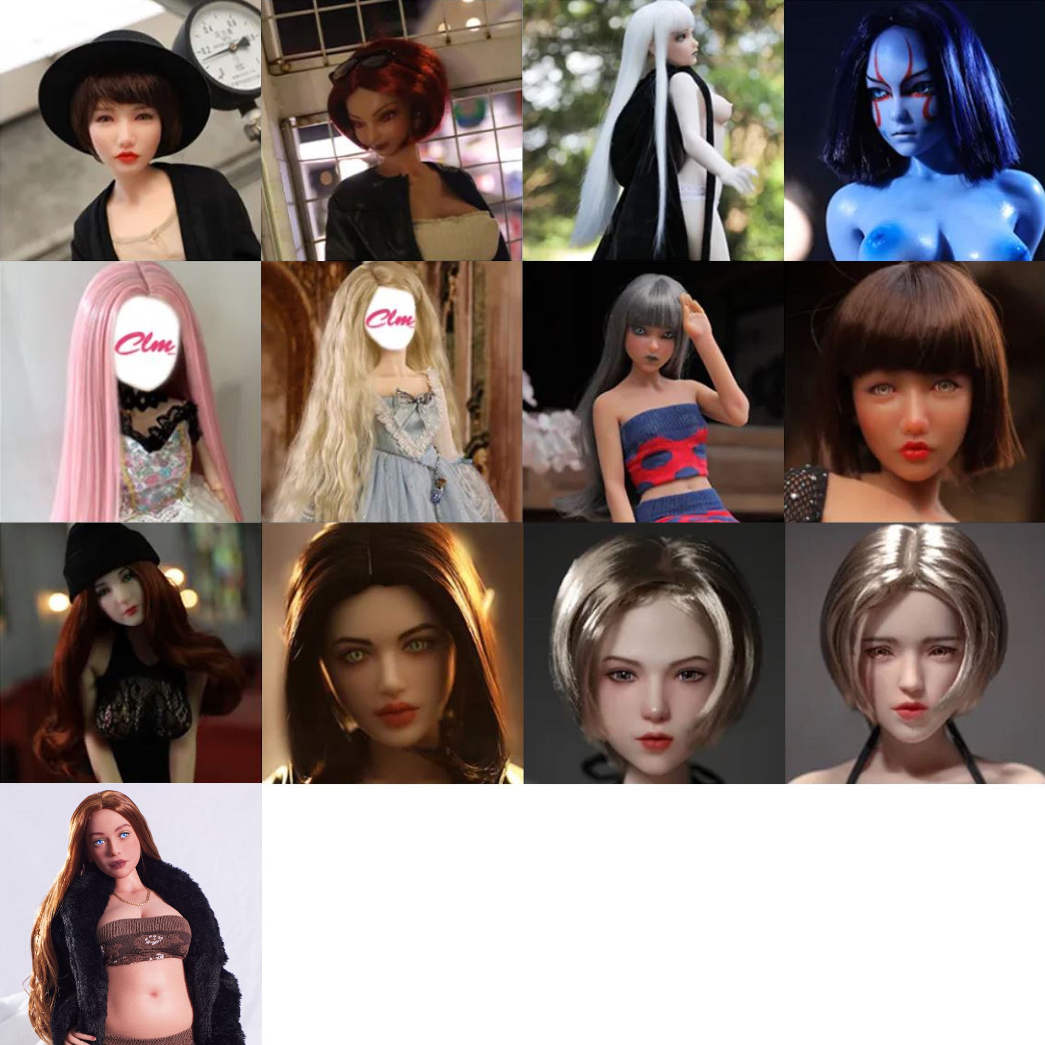 Si60 Series Mini Doll Wigs