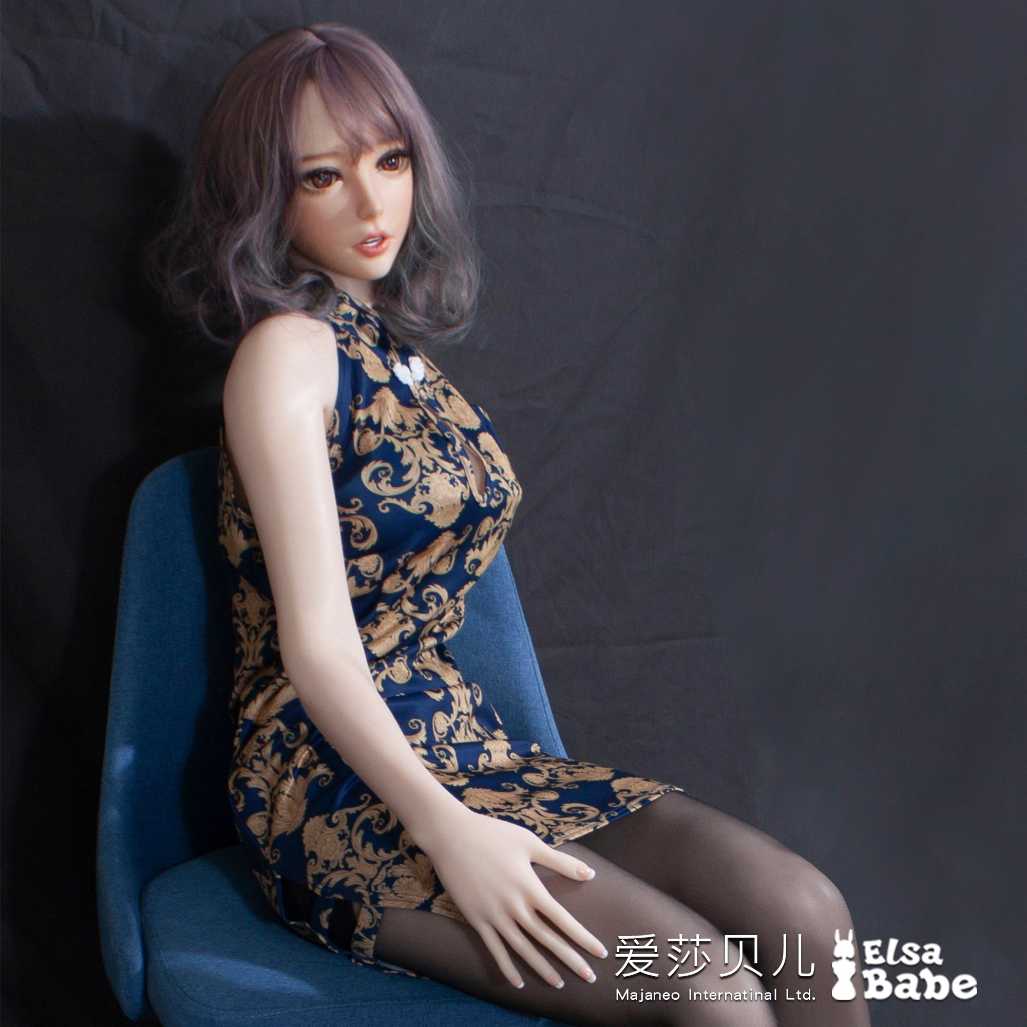 A Chinese style dress for 5ft 5in or 165cm tall Elsa Babe sex dolls