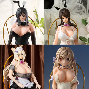Mini anime silicone sex dolls by AF Doll.  Mildred, Margaret, Hikari and Haru.