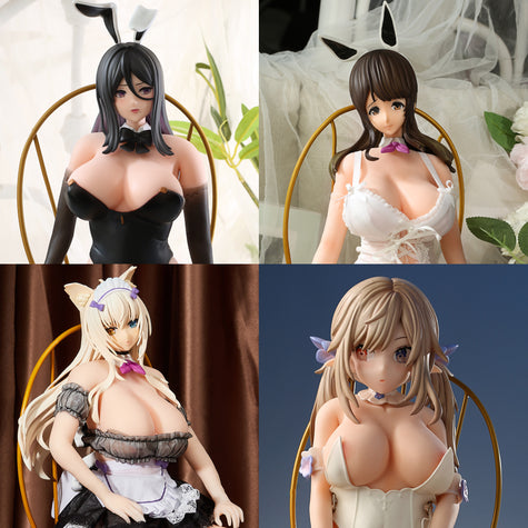Mini anime silicone sex dolls by AF Doll.  Mildred, Margaret, Hikari and Haru.