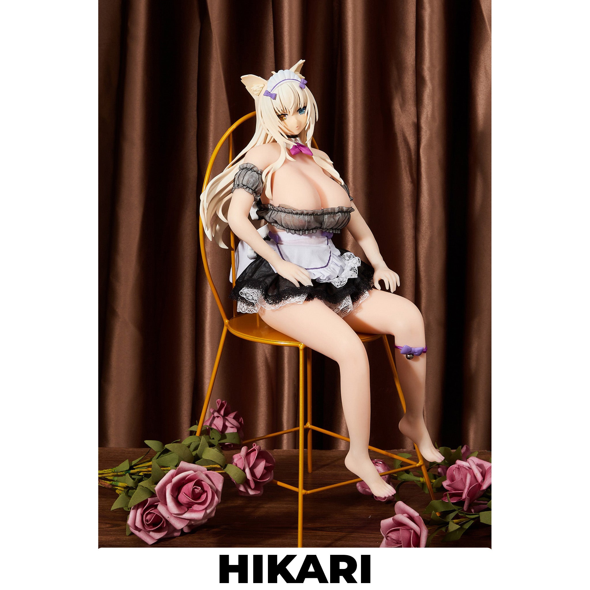Mini silicone anime sex doll Hikari by AF Doll.