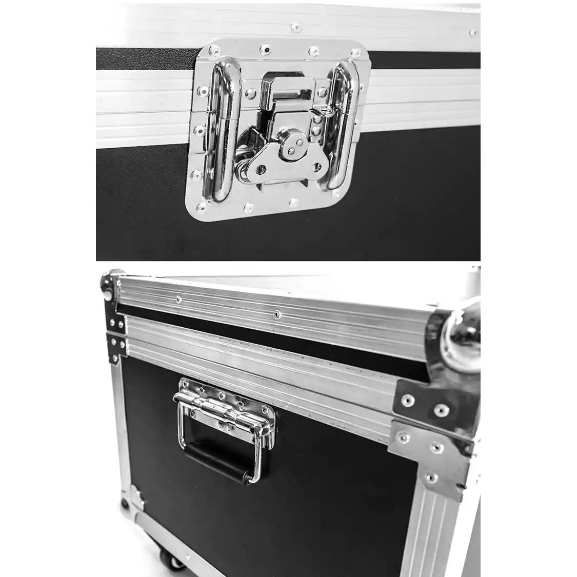 Black and silver sex doll flight/storage case