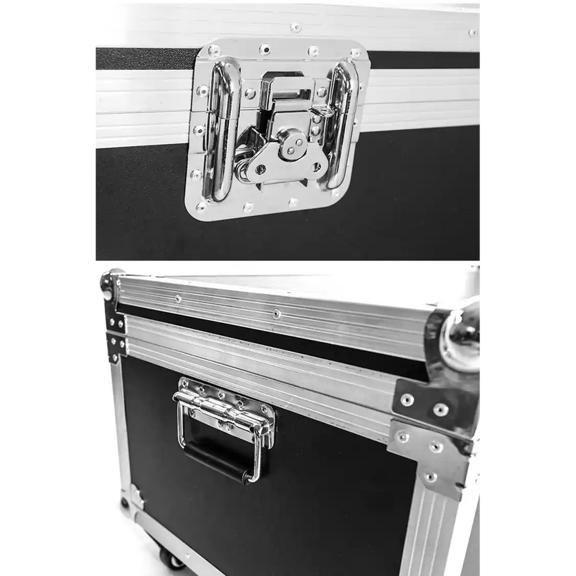 Black and silver sex doll flight/storage case