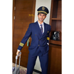 5ft 9in 176cm muscular White male sex doll with a large penis in a pilots outfit.