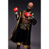 5ft 9in 175cm muscular Black male sex doll bald with a large penis dressed in a boxing outfit.