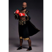 5ft 9in 175cm muscular Black male sex doll bald with a large penis dressed in a boxing outfit.