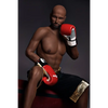 5ft 9in 175cm muscular Black male sex doll bald with a large penis dressed in a boxing outfit.