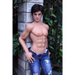 Male TPE sex doll, clean shaven, muscular, ripped. 5ft 3in 160cm.