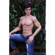 Male TPE sex doll, clean shaven, muscular, ripped. 5ft 3in 160cm.