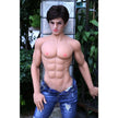 Male TPE sex doll, clean shaven, muscular, ripped. 5ft 3in 160cm.