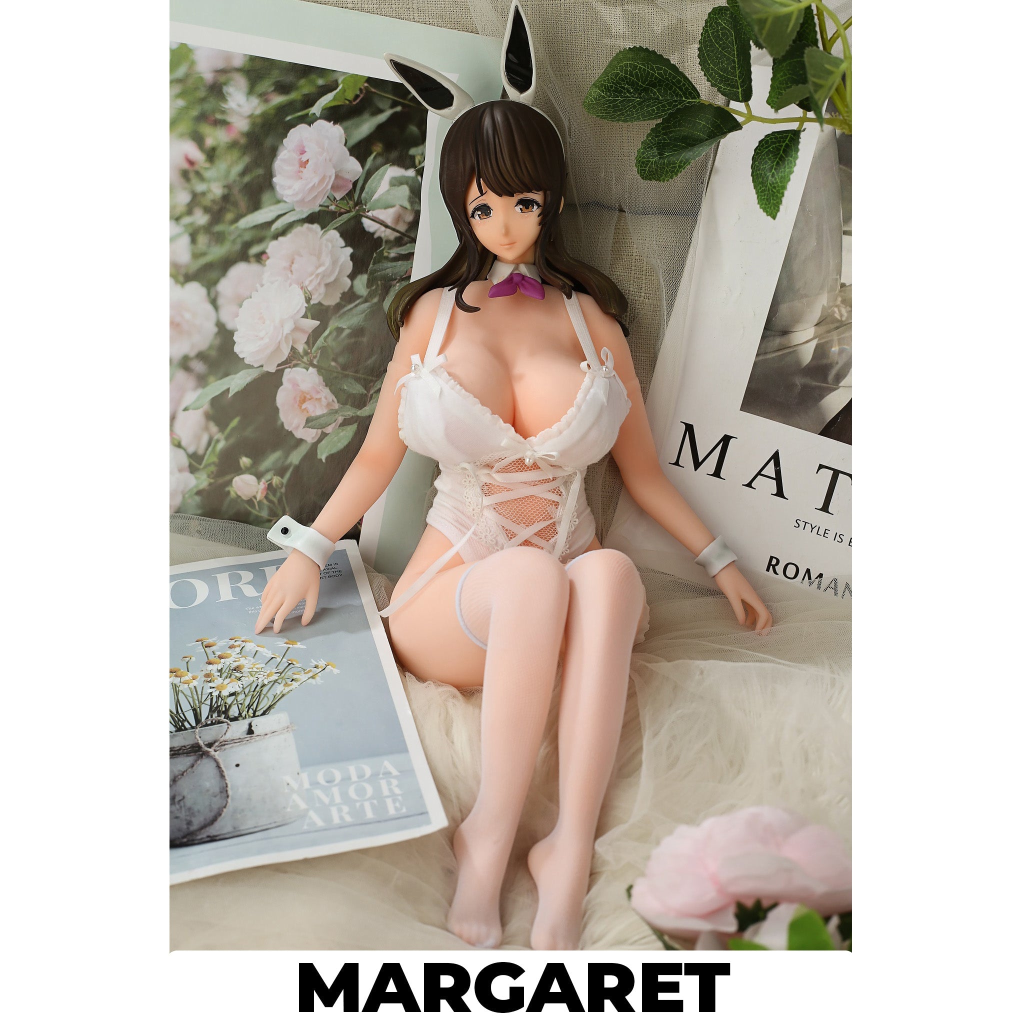 Mini anime silicone sex doll Margaret by AF Doll.