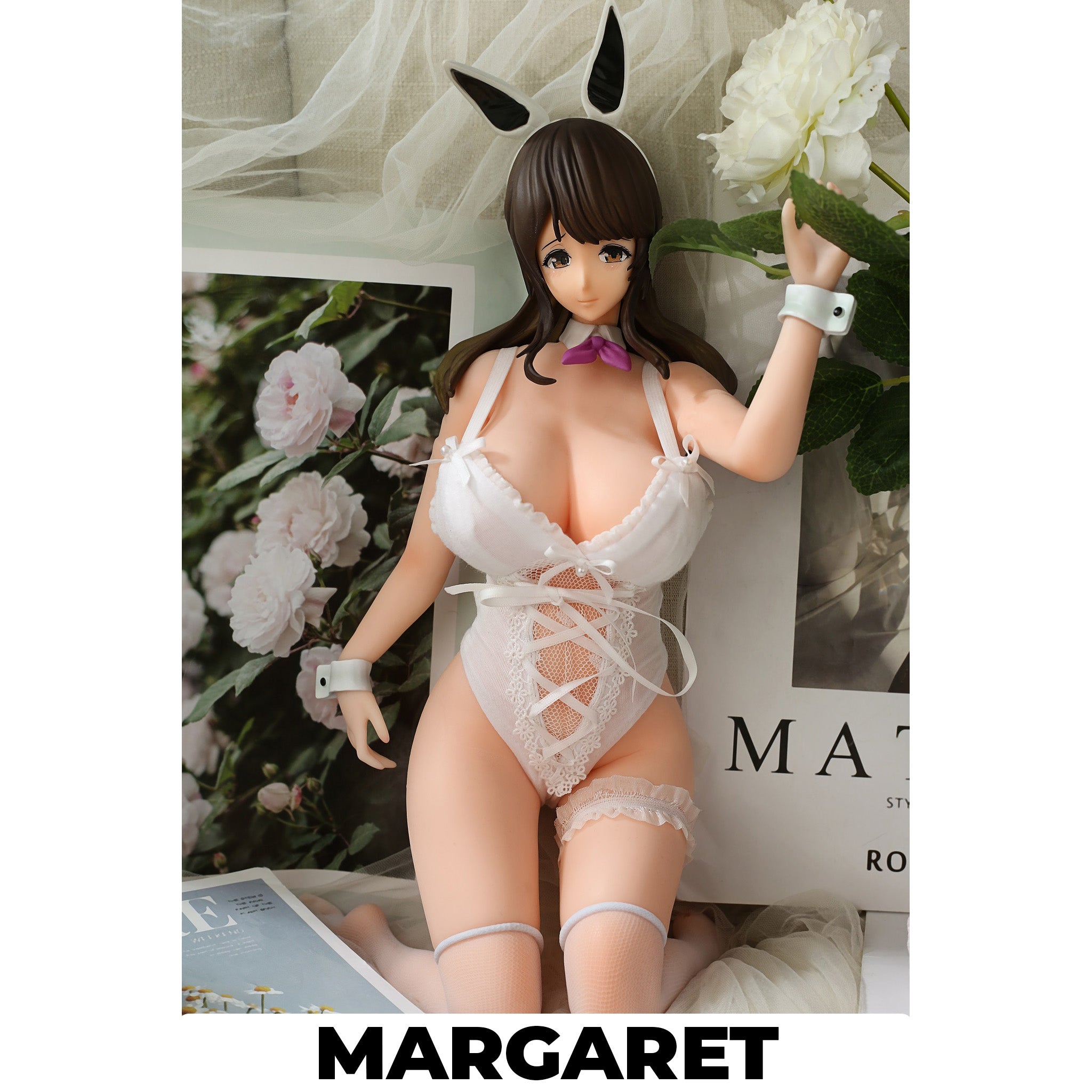 Mini silicone anime sex doll Maragaret by AF Doll.