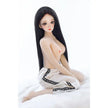 Christina, 60cm anime style mini sex doll with black hair and medium breasts.  Made by SY Doll.  