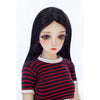 Christina, 60cm anime style mini sex doll with black hair and medium breasts.  Made by SY Doll.  