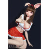 Life like 4ft 11in or 150cm anime style rabbit face silicone love doll with customizable body and hair.