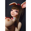 Life like 4ft 11in or 150cm anime style rabbit face silicone love doll with customizable body and hair.