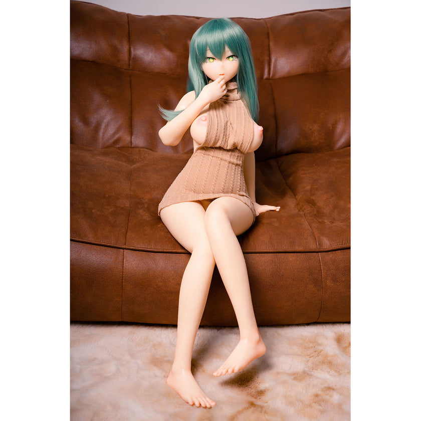 3ft 1in or 95cm tall mini Anime style silicone sex doll with large breasts made by Irokebijin.