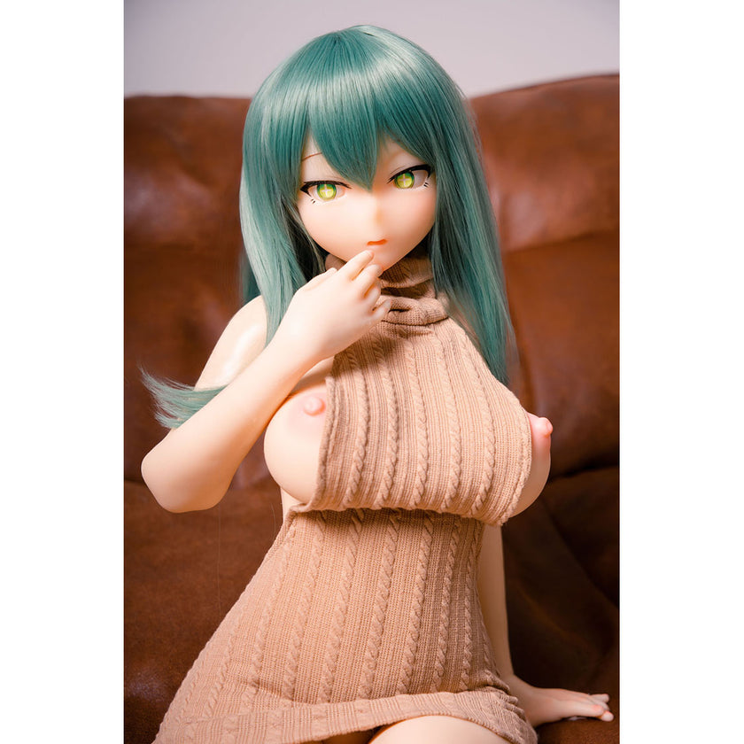 3ft 1in or 95cm tall mini Anime style silicone sex doll with large breasts made by Irokebijin.