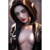 1ft 11in 60cm Elf TPE sex doll with brown hair, glittery cat eyes, medium breasts and a slim athletic figure.