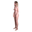 5ft 2in or 60cm silicone Elf sex doll with blonde hair, light skin and small perky breasts.