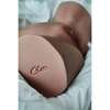 TPE sex doll butt with spread thighs with fair skin.