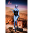 5ft 1in 156cm tall hot blue alien TPE sex doll with a slim figure and large E-cup breasts.