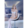 TPE sex doll from AFDoll. 5ft 2in 158cm tall. Long blonde hair with D cup breasts and a slim figure and white underwear.