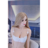 TPE sex doll from AFDoll. 5ft 2in 158cm tall. Long blonde hair with D cup breasts and a slim figure and white underwear.