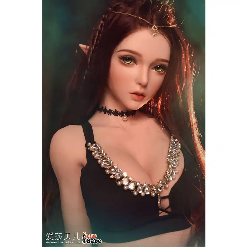Life like 4ft 11in or 150cm Elf silicone love doll with slim athletic body.