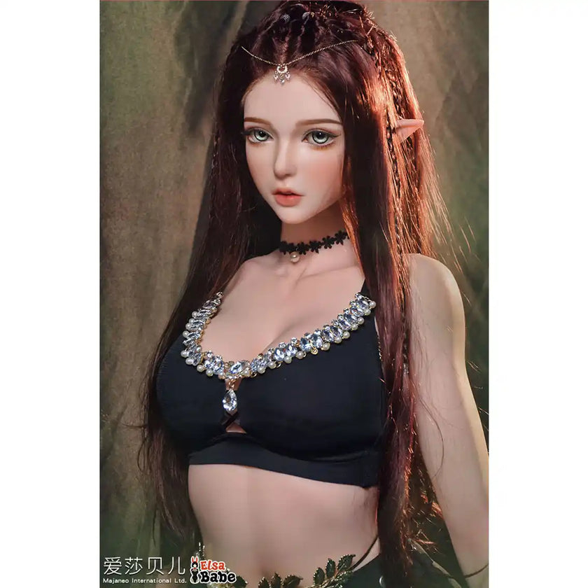 Life like 4ft 11in or 150cm Elf silicone love doll with slim athletic body.
