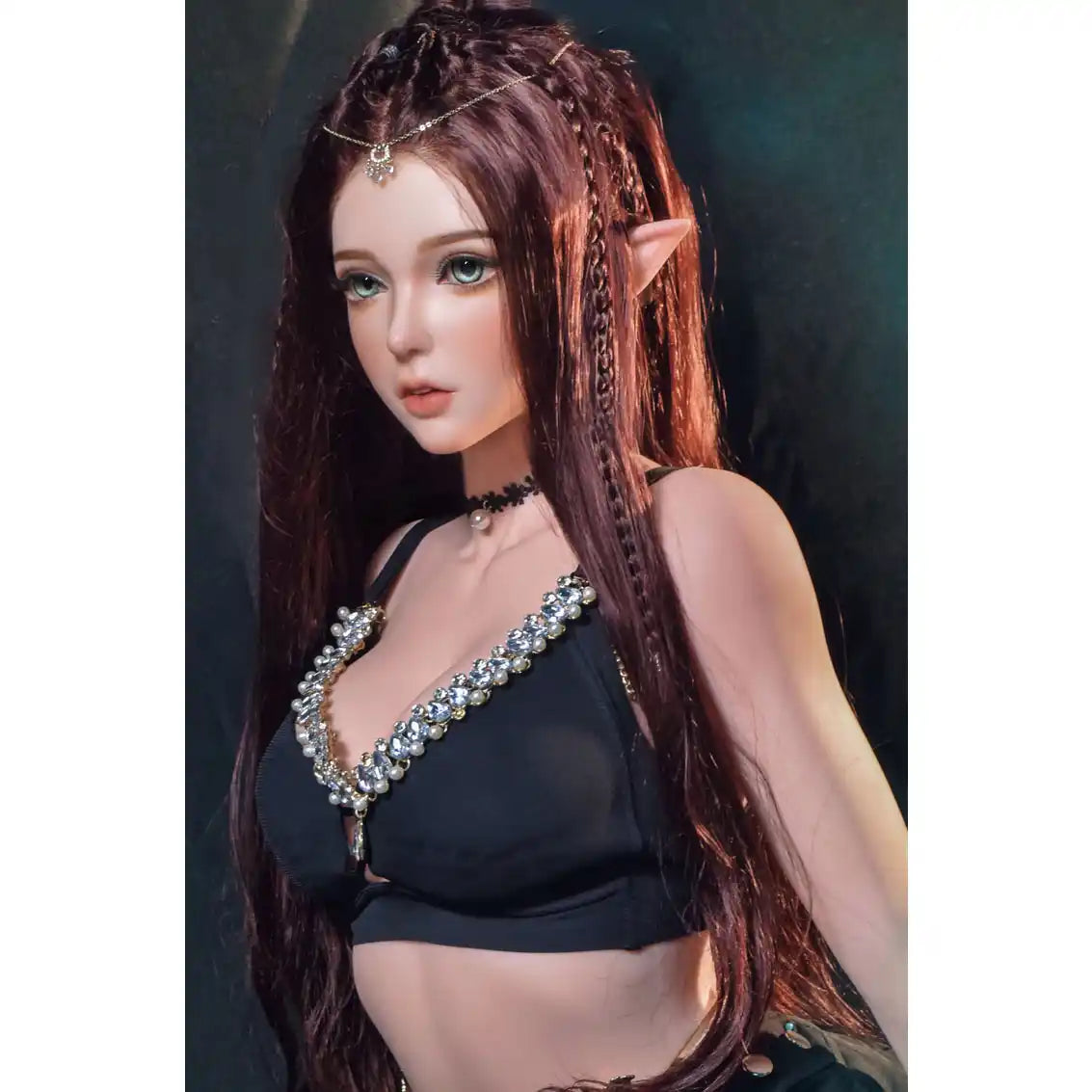 Life like 4ft 11in or 150cm Elf silicone love doll with slim athletic body.