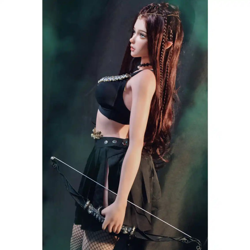 Life like 4ft 11in or 150cm Elf silicone love doll with slim athletic body.