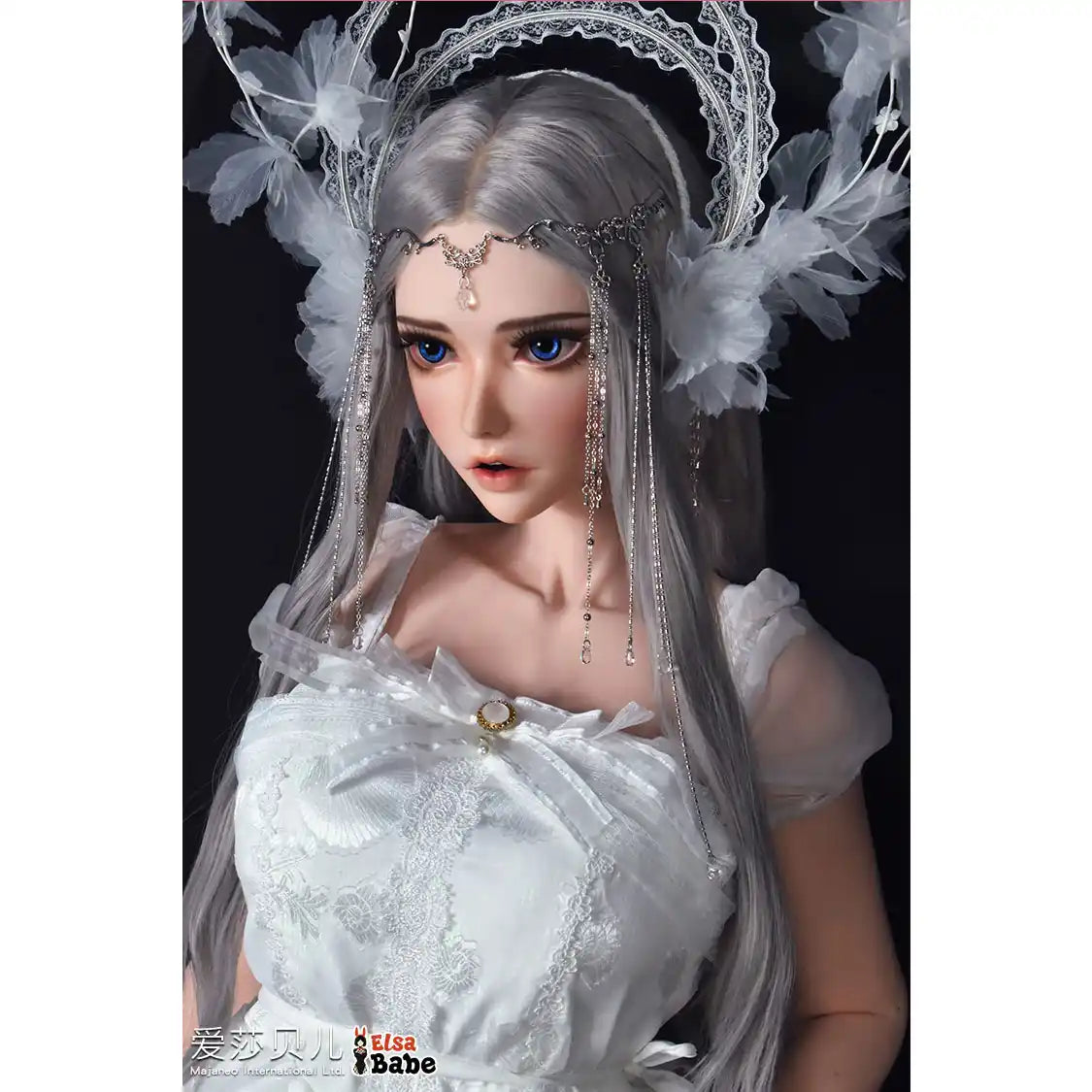 Life like 5ft 5in or 165cm anime style Elf princess silicone sex doll with customizable body and hair.