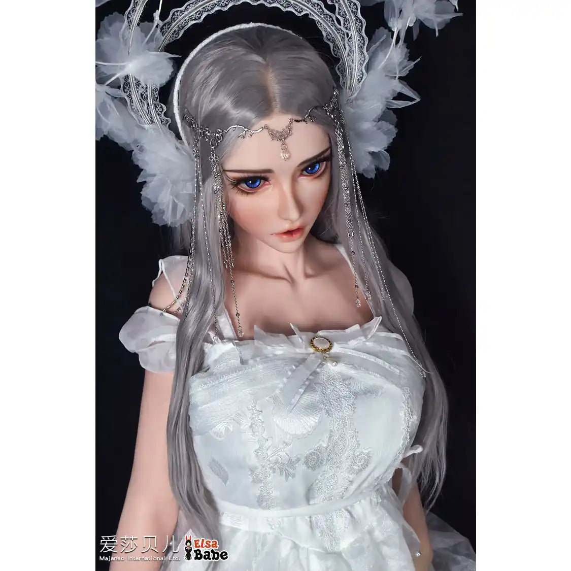 Life like 5ft 5in or 165cm anime style Elf princess silicone sex doll with customizable body and hair.