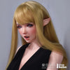 Shiina Tomoyo life like 4ft 11in or 150cm luxury silicone Elf sex doll with long blonde hair and slim athletic body by Elsa Babe.