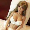 Marsha 49 inch 125cm tall, blonde realistic white female mini sex doll.  Made by SY Doll.