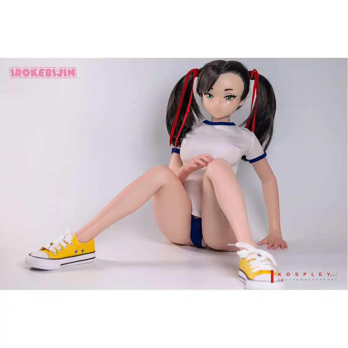 2ft 11in or 90cm tall Anime style mini silicone sex doll with medium breasts.  Made by Irokebijin.