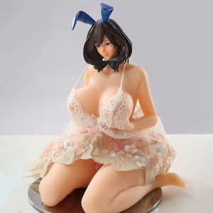 Big tit kneeling anime girl silicone male masterbator. Made by AF Doll.