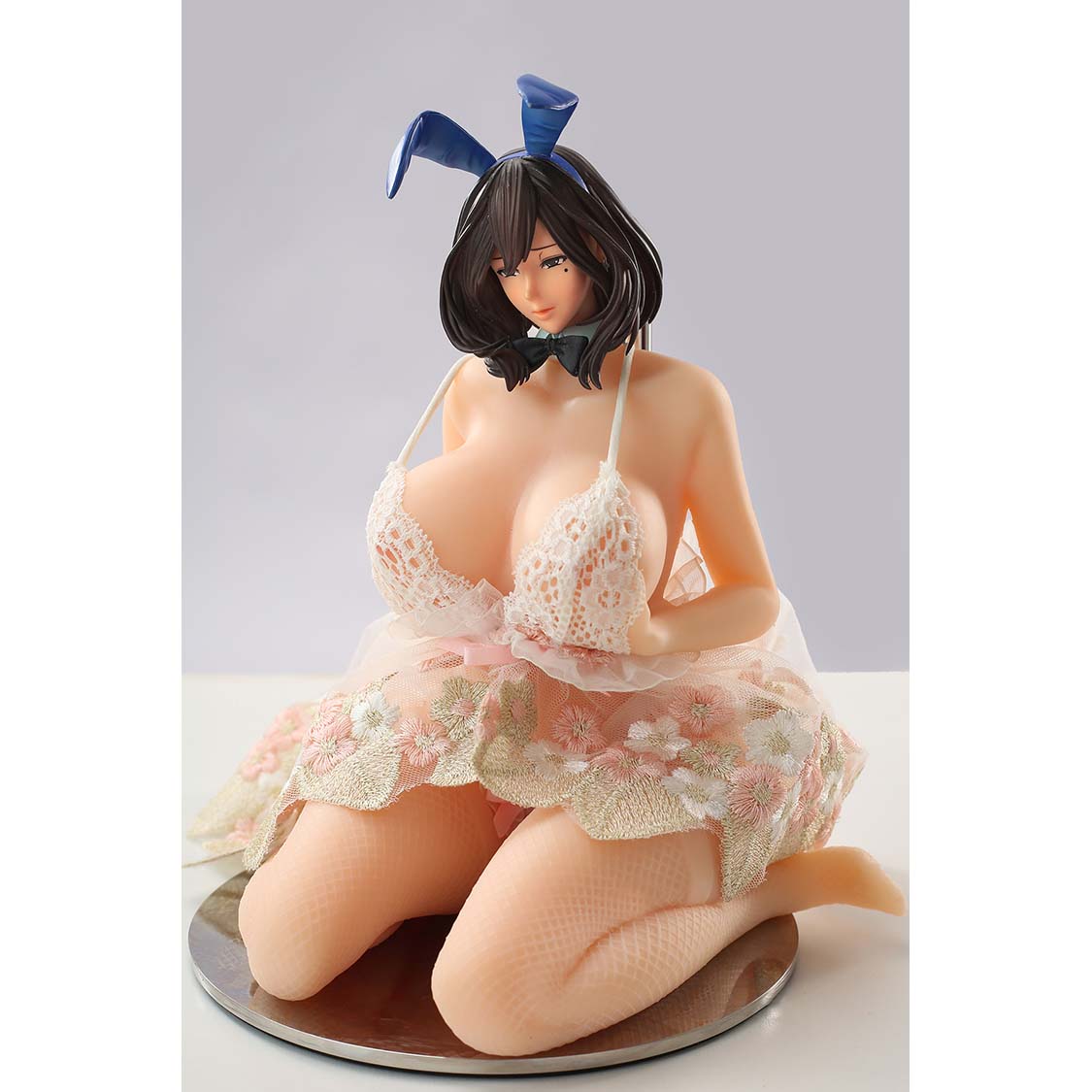 Big tit kneeling anime girl silicone male masterbator. Made by AF Doll.