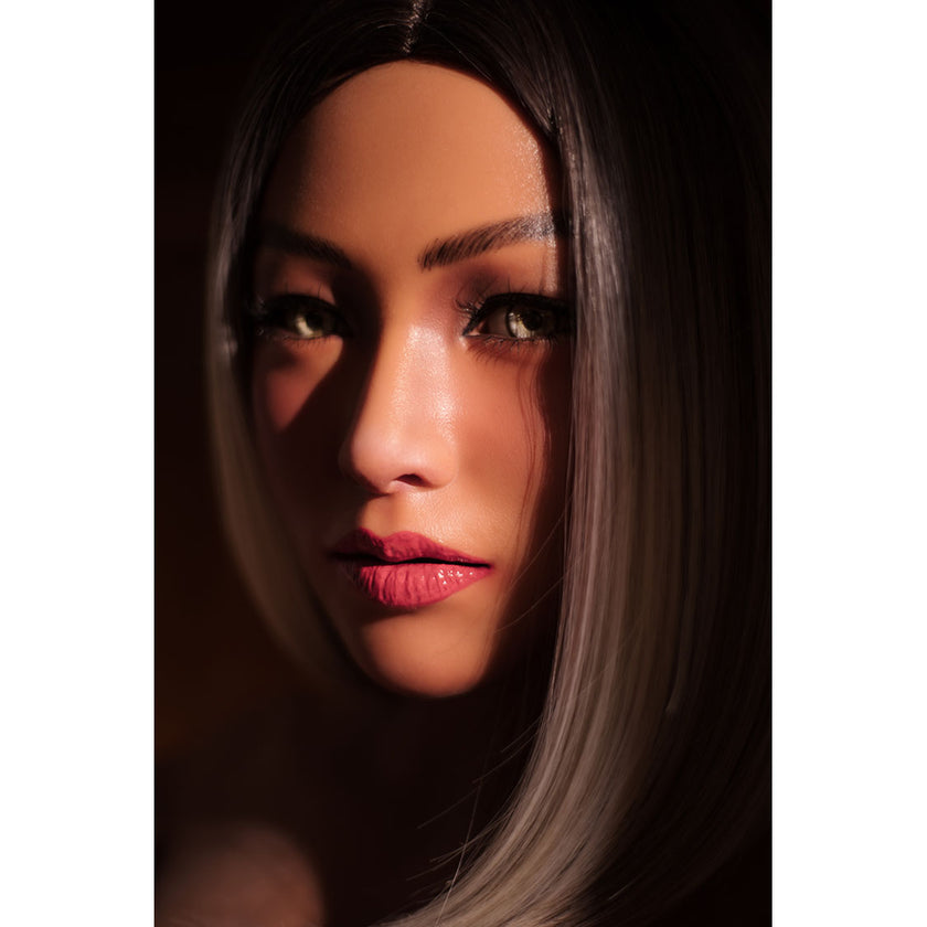 4ft 7in 140cm hybrid sex doll (TPE body silicone head) Savannah by Climax Doll. Savannah is a curvy bbw white female sex doll featuring extra large breasts, giant ass, tanned skin and blonde hair.