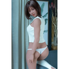 5ft 4in 163cm tall hot Asian TPE sex doll with large E-cup breasts, brown eyes and short dark hair.