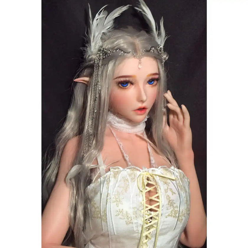 Takano Rie life like 4ft 11in or 150cm luxury anime style Elf princess silicone sex doll with customizable body and hair. By Elsa Babe
