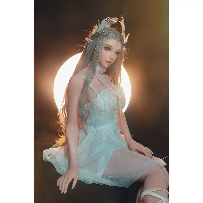 Takano Rie life like 4ft 11in or 150cm luxury anime style Elf princess silicone sex doll with customizable body and hair. By Elsa Babe