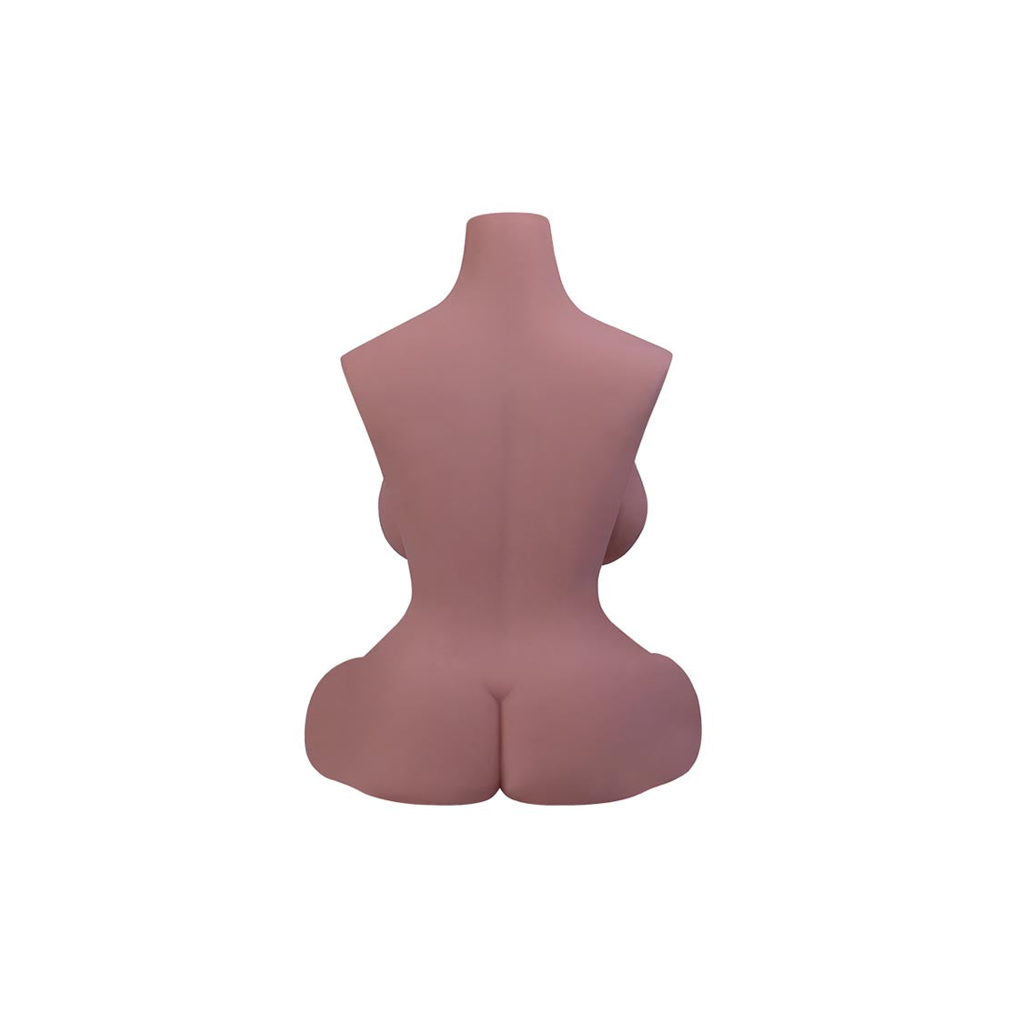 Marina, life size ultra realistic female TPE sex doll torso with large Gel filled breasts in either fair or wheat skin tone.  Made by Joy Toy.