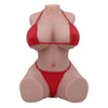 Vidona, life size ultra realistic 3/4 female TPE sex doll torso with large realistic gel filled breasts and comes in either fair or wheat skin tone.  Made by Joy Toy.