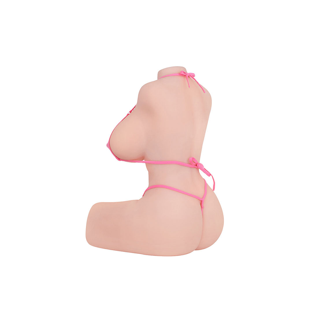 Vidona, life size ultra realistic 3/4 female TPE sex doll torso with large realistic gel filled breasts and comes in either fair or wheat skin tone.  Made by Joy Toy.