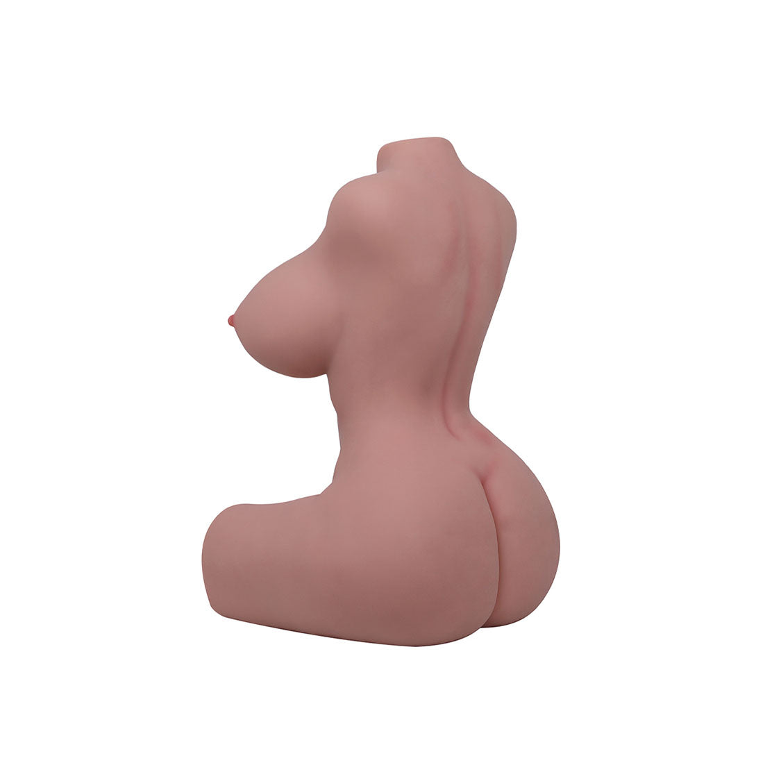 Vidona, life size ultra realistic 3/4 female TPE sex doll torso with large realistic gel filled breasts and comes in either fair or wheat skin tone.  Made by Joy Toy.