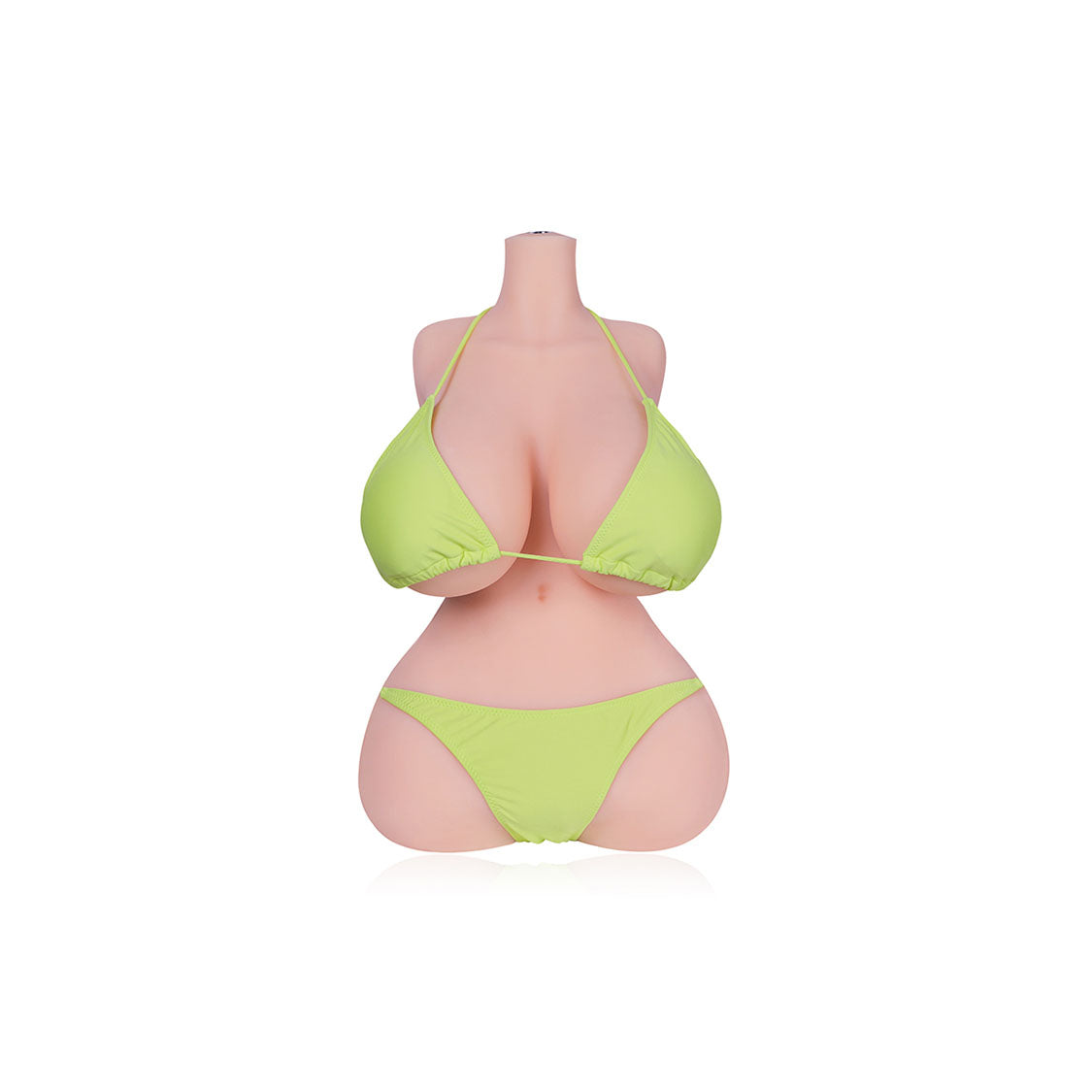 Natalia, life size ultra realistic female TPE sex doll torso with large realistic breasts and comes in either fair or wheat skin tone.  Made by Joy Toy.