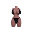 Lena, life size ultra realistic female TPE sex doll torso with large realistic gel filled breasts and comes in either fair or wheat skin tone.  Made by Joy Toy.