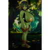 Zarga 70 cm silicone goblin-style fantasy figure with green skin and brown outfit – Climax Fantasy Collection